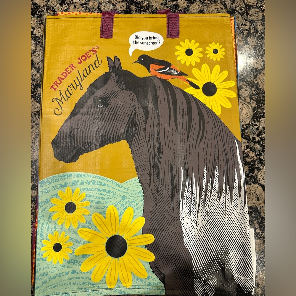 NWT Trader Joe’s Reusable Tote Polypropylene Bag - Maryland